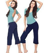 AMERICAN APPAREL FINE JERSEY CAPRI PANT