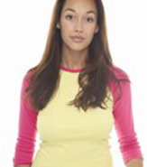 AMERICAN APPAREL LADIES 3/4 RAGLAN SLEEVE