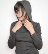 AMERICAN APPAREL LONG SLEEVE HOODY