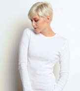 BELLA BABY RIB LONG SLEEVE CREW NECK TEE