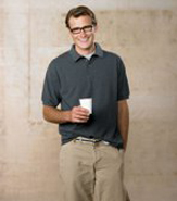 STEDMAN BY HANES 100% PIQUE SPORT SHIRT 7 OZ.