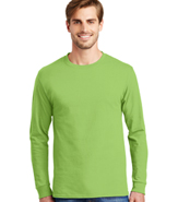 HANES TAGLESS T LONG SLEEVE