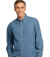 PORT & COMPANY VALUE DENIM SHIRT