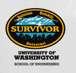 SURVIVOR CITY SCHOOL OF ENGINEERING t-shirt design idea