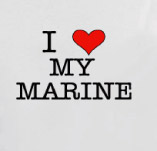 I LOVE MY MARINE t-shirt design idea