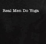 REAL MEN DO YOGA t-shirt design idea
