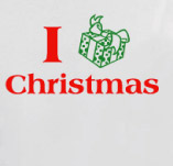 I HEART CHRISTMAS t-shirt design idea