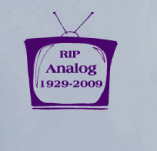 RIP ANALOG 1929-2009 t-shirt design idea