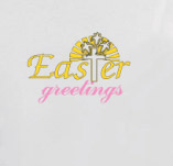 EASTER GREETINGS t-shirt design idea