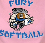 FURY SOFTBALL TEAM t-shirt design idea