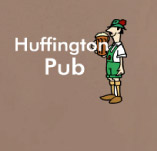 HUFFINGTON PUB t-shirt design idea