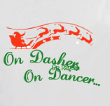 DASHER &AMP;AMP; DANCER t-shirt design idea