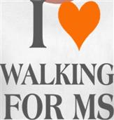 I HEART WALKING FOR t-shirt design idea