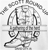 SCOTT ROUND UP t-shirt design idea