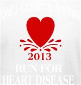 RUN FOR HEART DISEAS t-shirt design idea