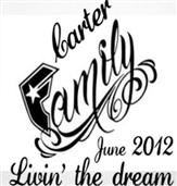 CARTER FAMILY t-shirt design idea