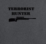 ARMY TERRORIST HUNTER t-shirt design idea
