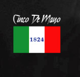 CONCO DE MAYO FLAG 1824 t-shirt design idea