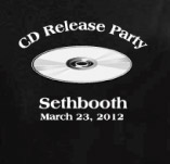 CD RELEASE PARTY t-shirt design idea