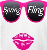 SPRING FLING t-shirt design idea