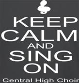 KEEP CALM AND SING ON t-shirt design idea