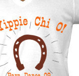 YIPPIE CHI O BARN DANCE t-shirt design idea