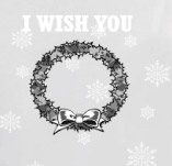 I WISH YOU A MERRY CHRISTMAS t-shirt design idea