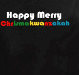 HAPPY MERRY CHRISMAKWANZAKAH t-shirt design idea