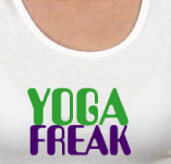 YOGA FREAK t-shirt design idea