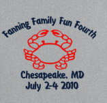 FANNING FAMILY FUN FOURTH t-shirt design idea