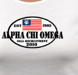 ALPHA CHI OMEGA EST. 1986 t-shirt design idea