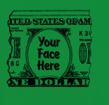 DOLLAR FACE SHIRT t-shirt design idea