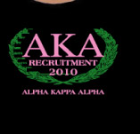 ALPHA KAPPA ALPHA RECRUITMENT t-shirt design idea