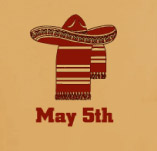 MAY 5TH-CINCO DE MAYO MEXICAN HAT t-shirt design idea