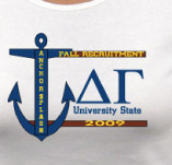 ANCHOR SPLASH DELTA GAMMA t-shirt design idea