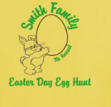SMITH FAMILY EASTER DAY EGG HUNT t-shirt design idea