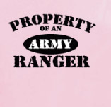 PROPERTY OF AN ARMY RANGER t-shirt design idea