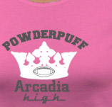 ARCADIA HIGH SCHOOL POWDERPUFF FOOTBALL t-shirt design idea