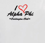 ALPHA PHI CODDINGTON CLUB t-shirt design idea