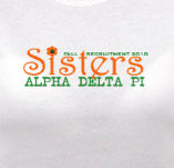 ALPHA DELTA PI SISTERS t-shirt design idea