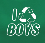 I RECYCLE BOYS t-shirt design idea