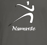 NAMASTE t-shirt design idea