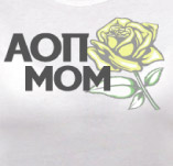 ALPHA OMICRON PI MOM t-shirt design idea