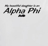 ALPHA PHI DAD t-shirt design idea