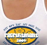 ALL GREEK RECRUITMENT t-shirt design idea