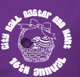 CITY HALL EASTER EGG HUNT t-shirt design idea