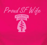 PROUD SPECIAL FORCES WIFE t-shirt design idea